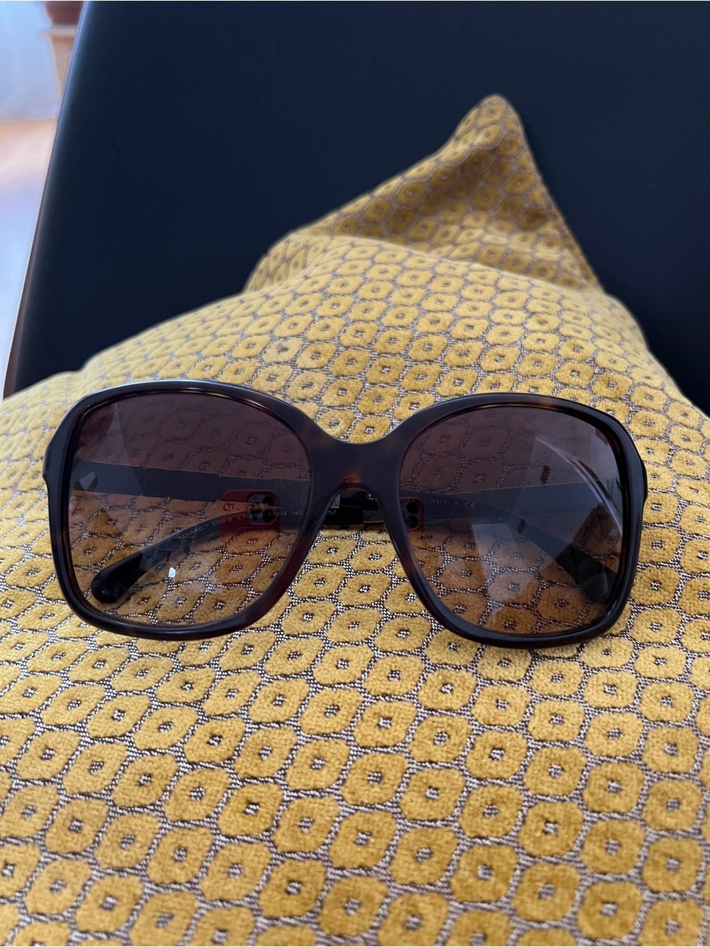 Authentic Chanel brown sunglasses